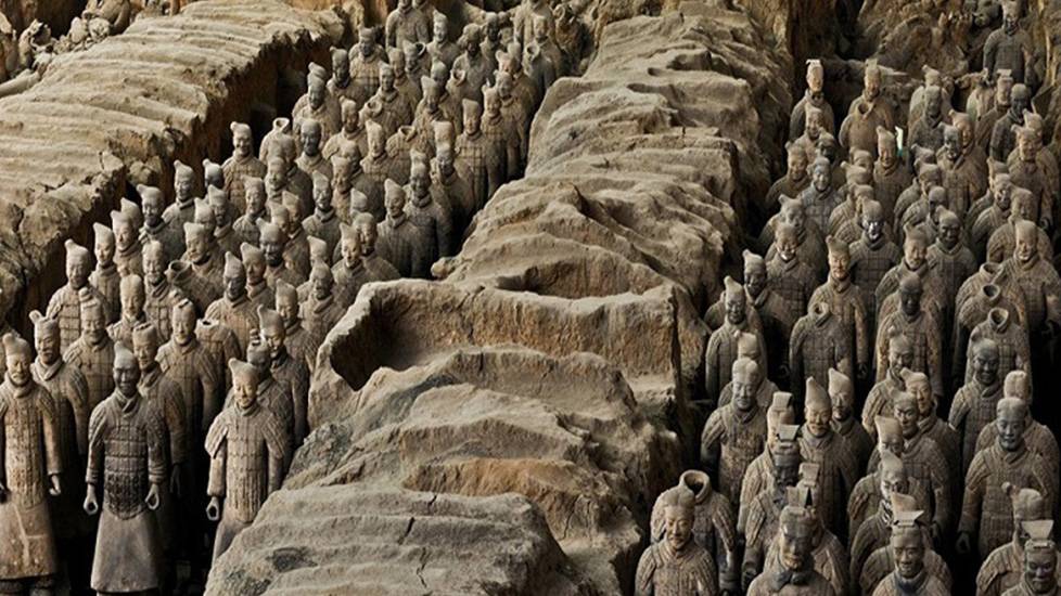 Cách bố trí đội quân đất nung trong mộ Tần Thủy Hoàng