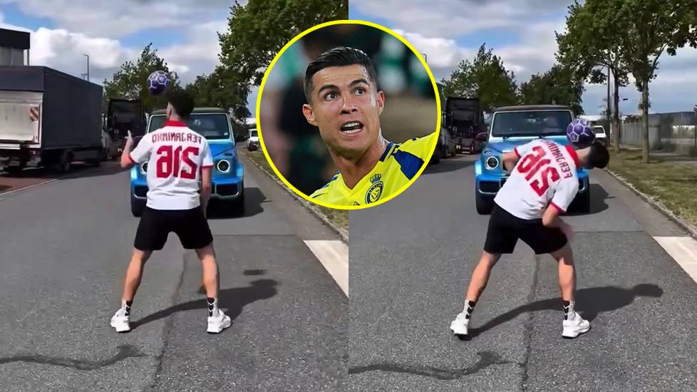 Ronaldo bị fan chặn đầu xe và cái kết