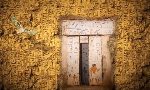 Cánh cửa thần tới thế giới bên kia trong lăng mộ Ai Cập
