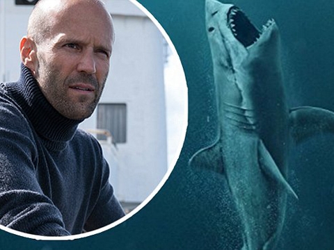Jason Statham tay không đối đầu cá mập bạo chúa
