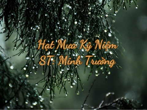 Hạt Mưa Kỷ Niệm