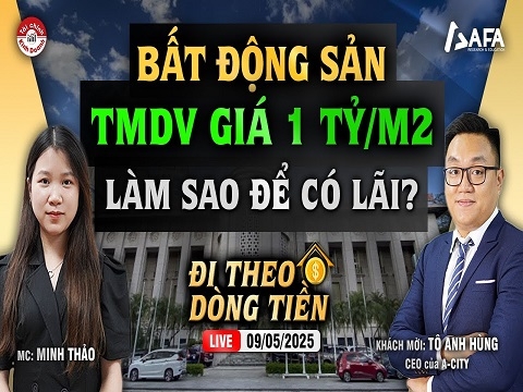 BẤT ĐỘNG SẢN TMDV GIÁ 1 TỶ/M2: LÀM SAO ĐỂ CÓ LÃI? 