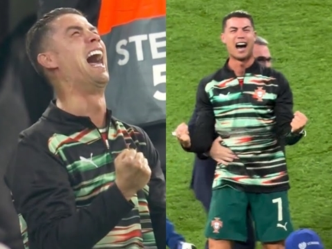 Xúc động: Khoảnh khắc Ronaldo bật khóc khi Bồ Đào Nha vô địch Nations League
