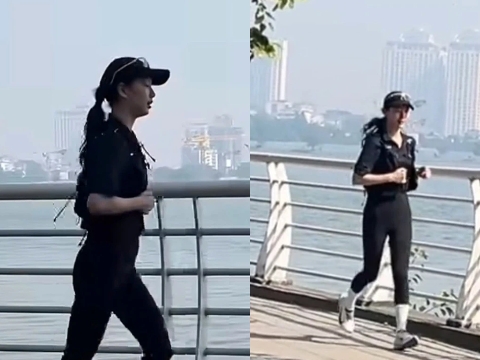 Clip: Bae Suzy chạy bộ ở Hà Nội gây sốt MXH