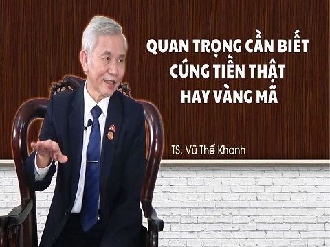 QUAN TRỌNG CẦN BIẾT: cúng tiền thật hay vàng mã thì đúng nhất?
