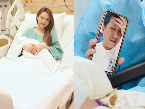Trường Giang bật khóc nức nở nhìn Nhã Phương sinh con qua điện thoại
